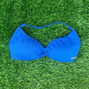 Dfyne impact strappy bra deep sea blue small